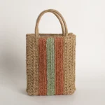 Mini Three Color Striped Bag
